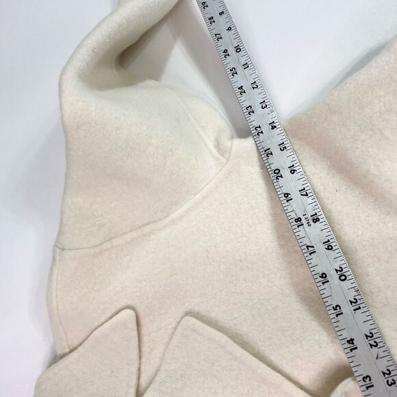 Theory Jacket Womens Medium EasyTown Coat Doubleface Wool Easter Lily Cashmere - Picture 3 of 11